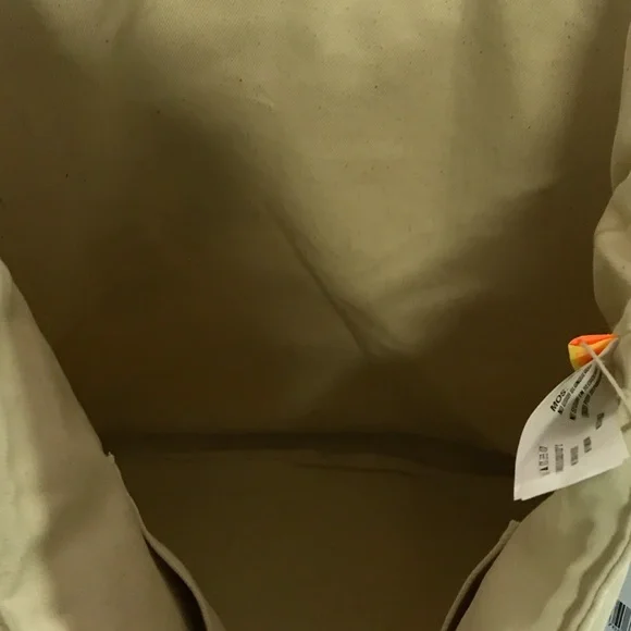 Agua Bendita Black and Cream Tote with Blue Accents - Picture 4 of 5